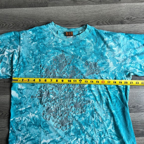 VTG Floral T Shirt Fits Medium Thrashed Single Stitch Distressed 90s Made in USA - Picture 9 of 10